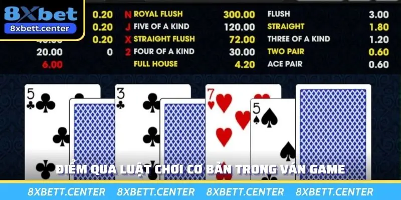 Điểm qua luật chơi cơ bản trong ván game