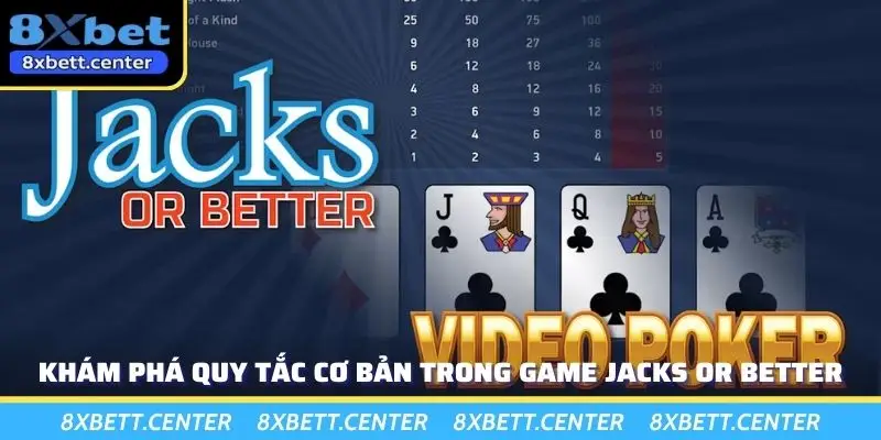 Khám phá quy tắc cơ bản trong game Jacks or Better