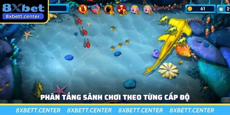 Phân tầng sảnh chơi theo từng cấp độ